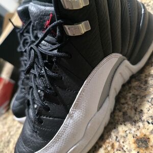 Black and White High-Top Sneakers